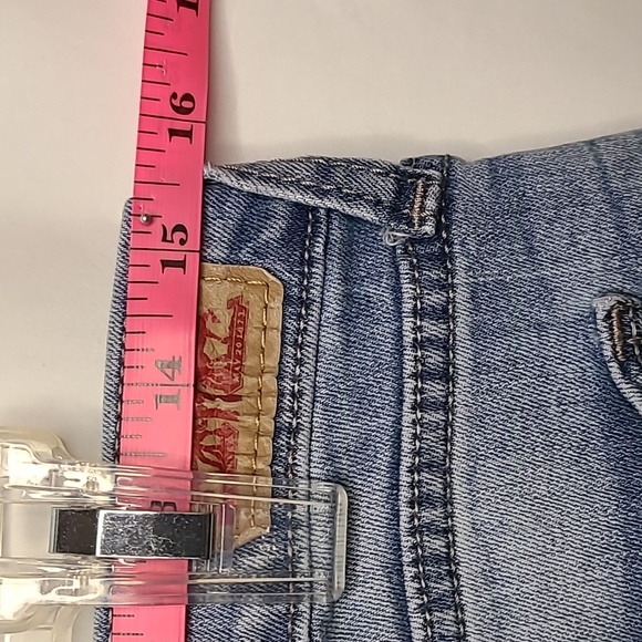 Levi's 524 Too Superlow Skinny Jeans - Light Wash - Women's Size 13M W31 L32 - Picture 9 of 11